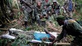 Namun, kemenangan di tengah pegunungan itu dicapai di tengah risiko terseretnya kembali Kongo ke dalam siklus peperangan yang menewaskan jutaan orang di akhir abad lalu. (REUTERS/Goran Tomasevic)