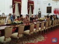 Melihat Jokowi dan Bos IMF Christine Lagarde Rapat di Istana
