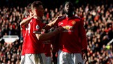 Romelu Lukaku sedang dalam penampilan terbaiknya bersama Manchester United. Pemain asal Belgia itu mencetak tiga gol dan satu assist dalam tiga pertandingan terakhir. (Reuters/Jason Cairnduff)