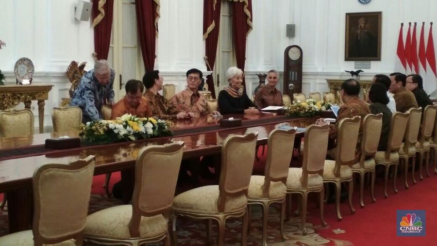 Managing Director IMF Christine Lagarde tiba di Jakarta untuk menindaklanjuti kesiapan Indonesia sebagai tuan rumah IMF-World Bank Annual Meeting 2018.