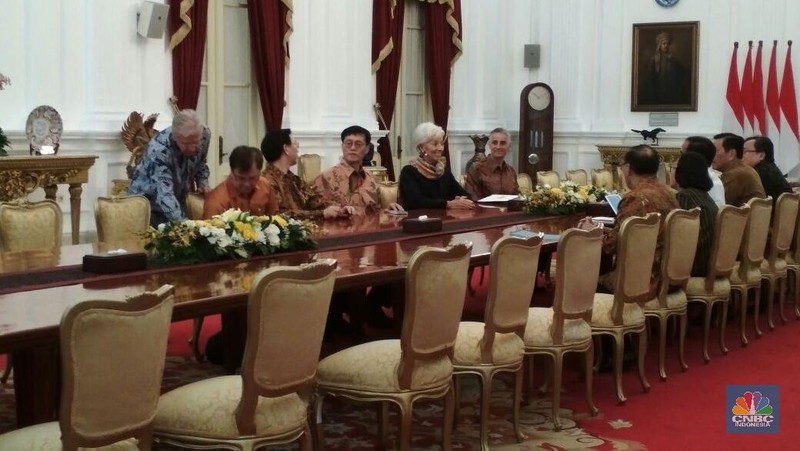 Managing Director IMF Christine Lagarde tiba di Jakarta untuk menindaklanjuti kesiapan Indonesia sebagai tuan rumah IMF-World Bank Annual Meeting 2018.