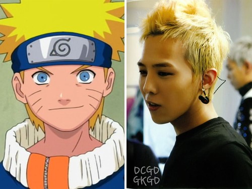 8 Gaya  Rambut  G Dragon yang Mirip Tokoh Naruto 