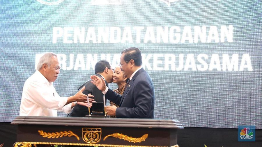 Kejaksaan Agung jalin kerja sama kawal pembangunan infrastruktuf bersama Kementerian PUPR, Kemenhub dan Kementerian BUMN.