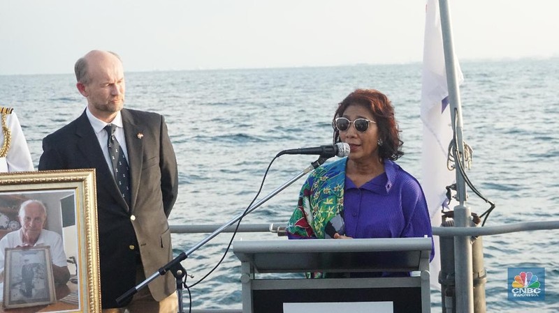 Peringatan perang Selat Sunda untuk menghormati pengorbanan pahlawan AS dan Australia yang gugur dalam pertempuran.