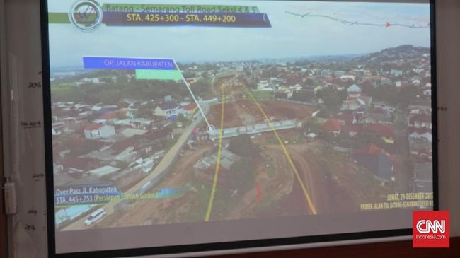Ganti Rugi Rp50 M Lahan Tol Semarang-Batang Belum Beres