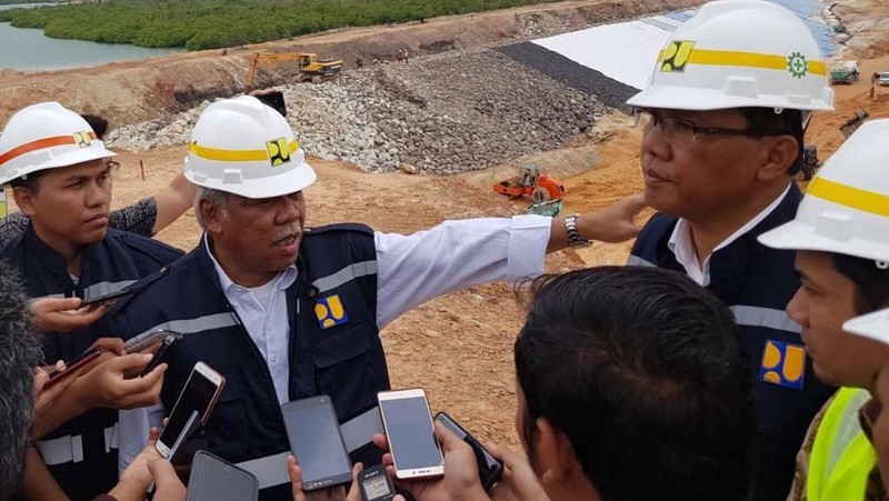 Kementerian PUPR tengah menyelesaikan pembangunan Bendungan Sei Gong di Pulau Galang, Kepulauan Riau.