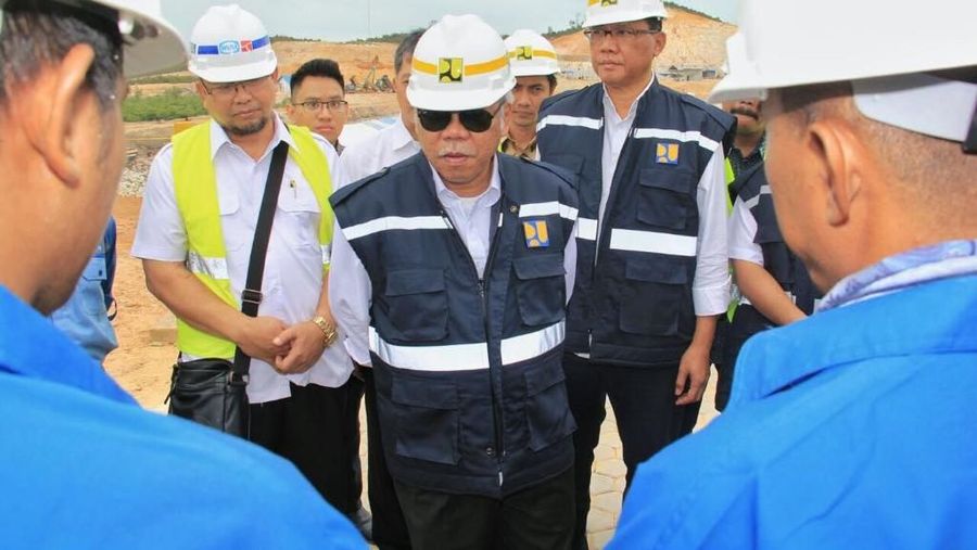 Kementerian PUPR tengah menyelesaikan pembangunan Bendungan Sei Gong di Pulau Galang, Kepulauan Riau.