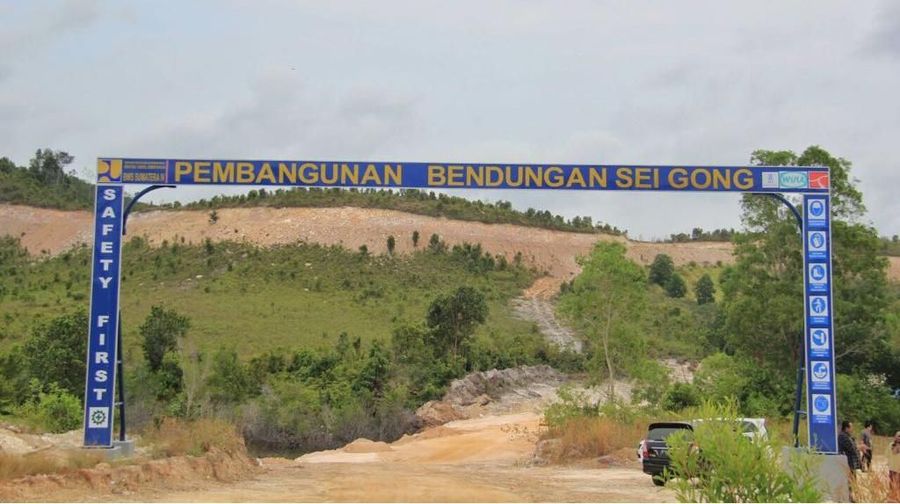 Kementerian PUPR tengah menyelesaikan pembangunan Bendungan Sei Gong di Pulau Galang, Kepulauan Riau.