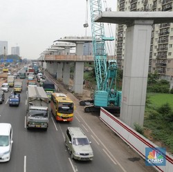 Proyek Konstruksi di Jalan Disetop H-10 hingga H+10 Lebaran