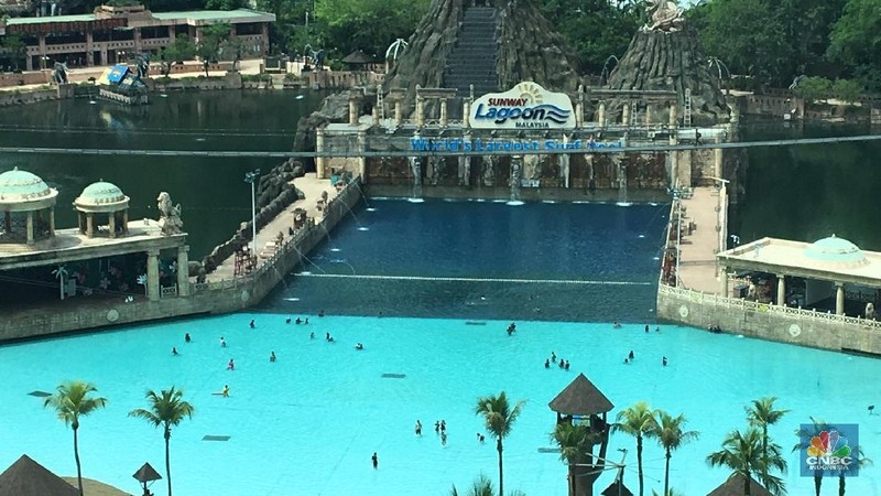 Sunway Lagoon dan The Mines Resort City adalah lahan bekas tambang timah di Malaysia yang disulap menjadi kota mandiri 