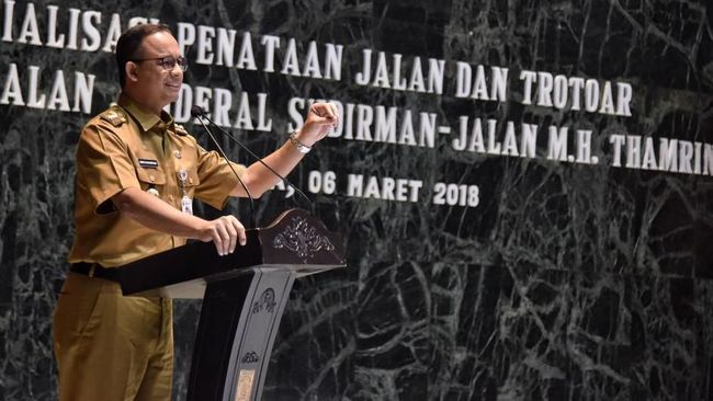 Persilakan Mundur, Anies Minta Bos Dharma Jaya Tak Mengancam