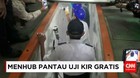 Menhub Pantau Uji KIR Taksi Online