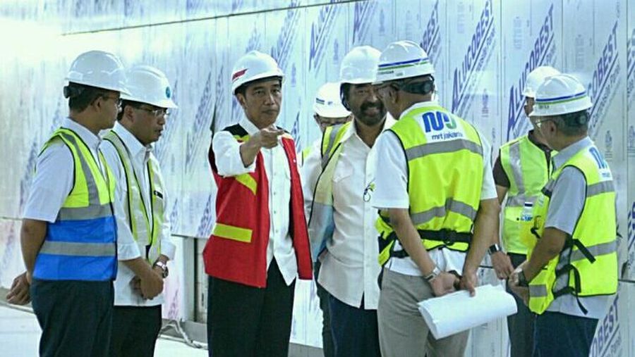Presiden menyatakan bahwa peninjauan tersebut penting dilakukan untuk memastikan proyek MRT selesai tepat waktu, yakni pada bulan Maret 2019 mendatang.