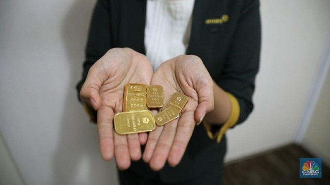 Harga Emas Antam Logam Mulia Hari Ini Menguat Rp 20.000