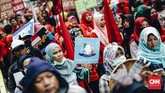 Aksi di Jakarta ini diikuti sekitar 69 organisasi yang berasal dari elemen buruh, masyarakat nelayan, petani, penghayat pemberdayaan, difabel, dan korban kekerasan HAM serta kelompok marjinal lainnya.