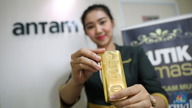 Reli Emas Global Terhenti Harga Emas Antam Hari Ini Anjlok