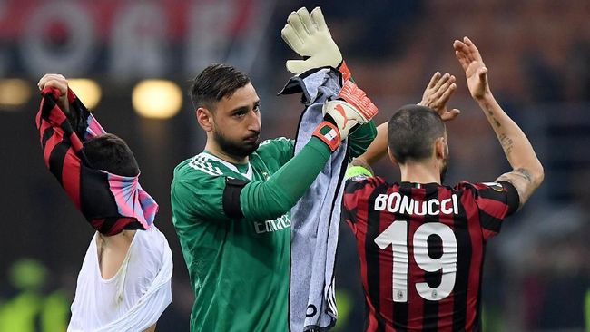 Donnarumma Masih Yakin Milan Bisa Menang di Markas Arsenal