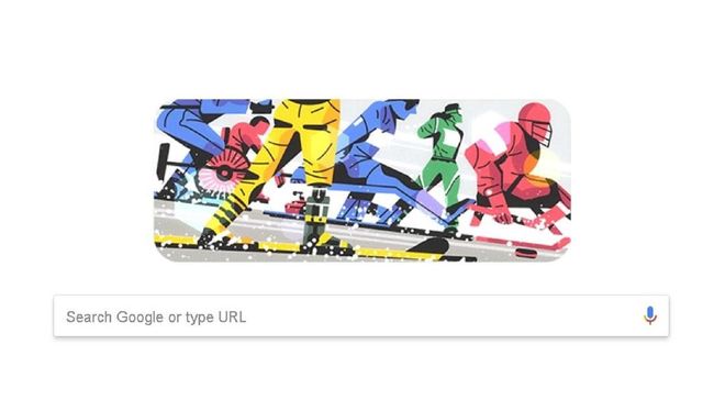 Google Doodle Sambut Ajang Paralympic 2018