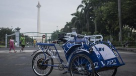 Pemprov DKI Resmi Batasi Jumlah Becak di Jakarta