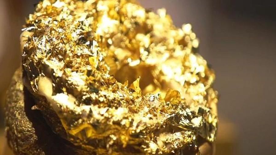 The most expensive doughnut in the world is covered in 24-karat gold
foto : cnbc.com