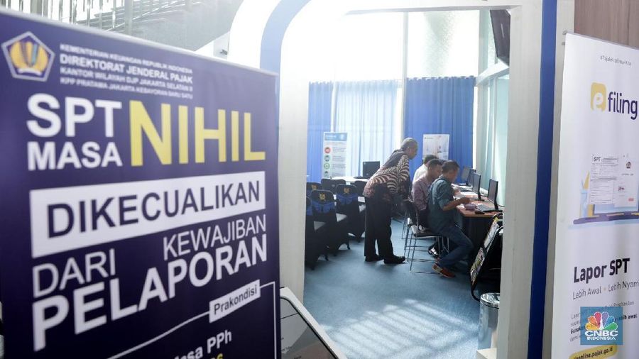 Pelaporan Surat Pemberitahuan Tahunan (SPT) per 7 Maret sudah mencapai 3,9 juta,