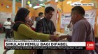 KPU Gelar Simulasi Pencoblosan untuk Difabel