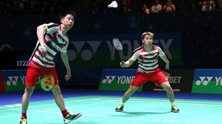 Absen di China, Kevin/Marcus Tetap Tampil di Piala Thomas