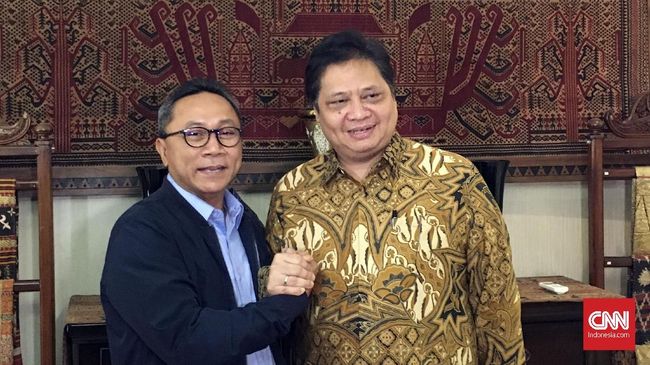 Airlangga dan Zulhas Bahas Pergantian Mahyudin di MPR