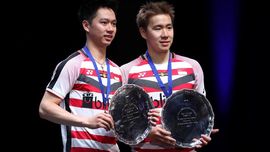 Kevin/Marcus Lawan 'Hantu' Cedera di All England 2018