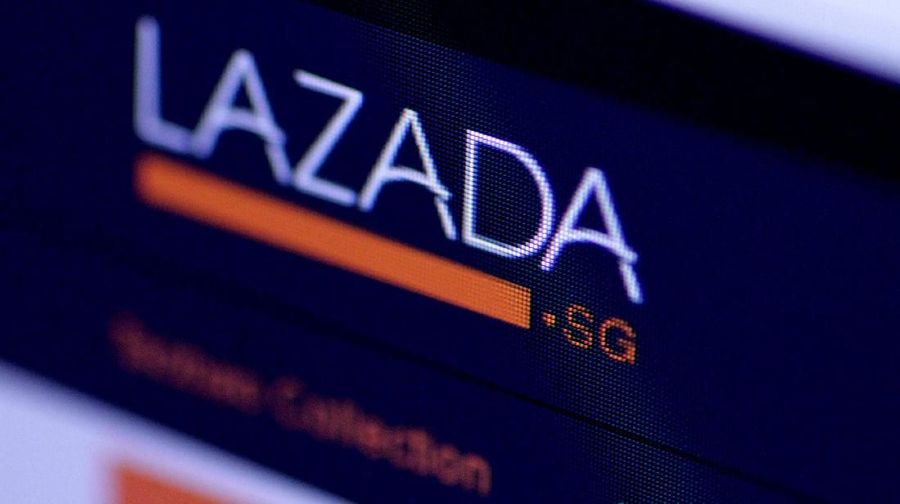 FILE PHOTO: The Singapore Lazada website is seen in this illustration photo June 20, 2017.  REUTERS/Thomas White/Illustration/File Photo
