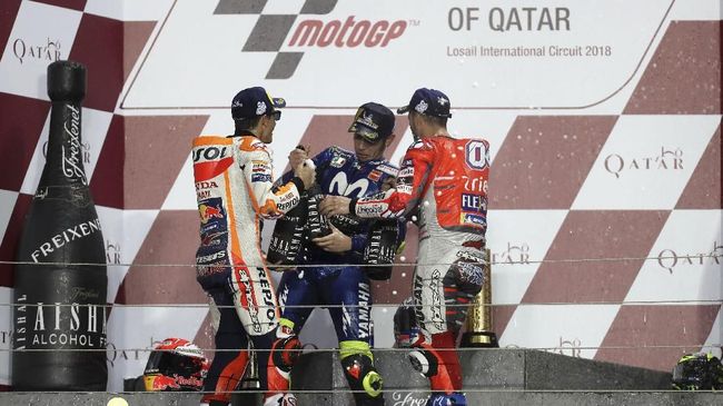 Rossi Khawatir Kehebatan Marquez dan Honda di MotoGP 2018