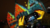 Pada tahun ini, Festival Luminale berlangsung pada akhir pekan lalu, 18 Maret 2018. (REUTERS/Kai Pfaffenbach)