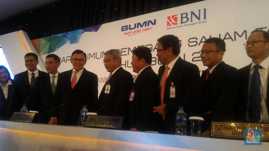 BNI siang ini, Kamis (20/2/2020) akan melangsungkan Rapat Umum Pemegang Sahan Tahun (RUPST).