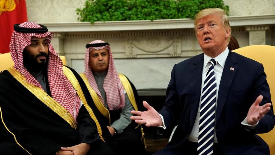 Perundingan tersebut merupakan bagian dari kunjungan pertama Pangeran Arab ke Amerika Serikat sejak dia menjadi pewaris Raja Salman tahun lalu.