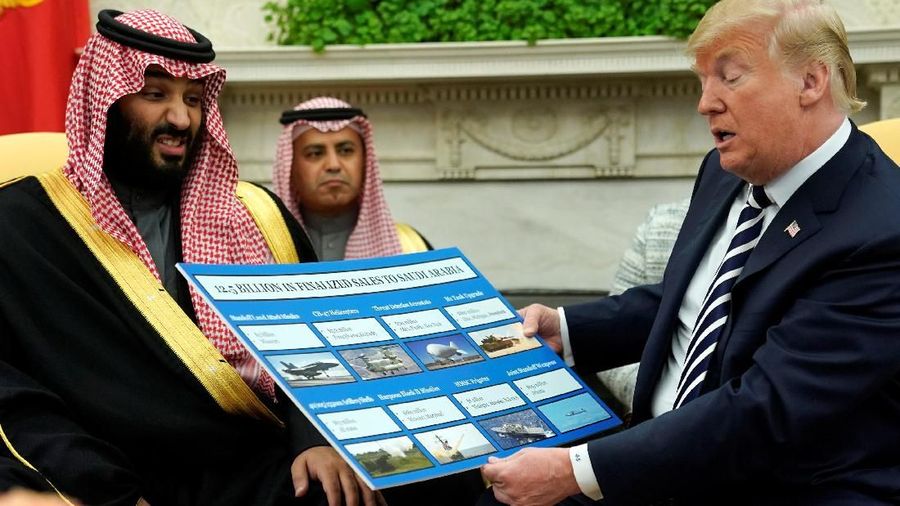 Perundingan tersebut merupakan bagian dari kunjungan pertama Pangeran Arab ke Amerika Serikat sejak dia menjadi pewaris Raja Salman tahun lalu.