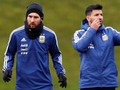 FOTO: Lionel Messi Latihan di Markas Manchester City