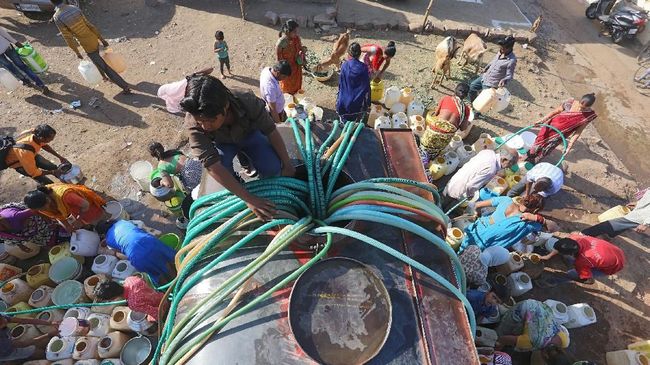 India Hadapi Krisis Air Terparah Sepanjang Sejarah