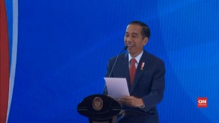 'Doktrin' Infrastruktur ala Jokowi di Acara Kementerian