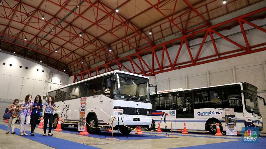 Pameran Bus ini berlangsung dari 22-24 Maret di Hall B Jakarta International Expo, Kemayoran.