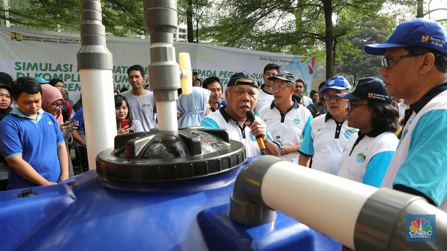 Melalui aksi nyata ini kementerian PUPR berharap agar terbentuk pemahaman memelihara alam dan lingkungan yang merupakan sumber air.
