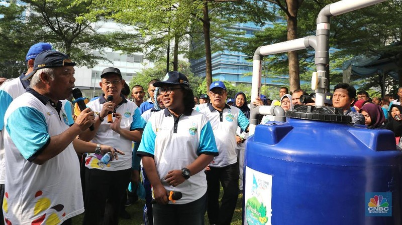 Melalui aksi nyata ini kementerian PUPR berharap agar terbentuk pemahaman memelihara alam dan lingkungan yang merupakan sumber air.