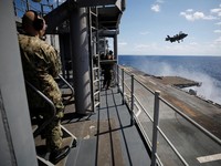 Jet Tempur F-35 AS Kecelakaan di LCS, Pilot Terlempar