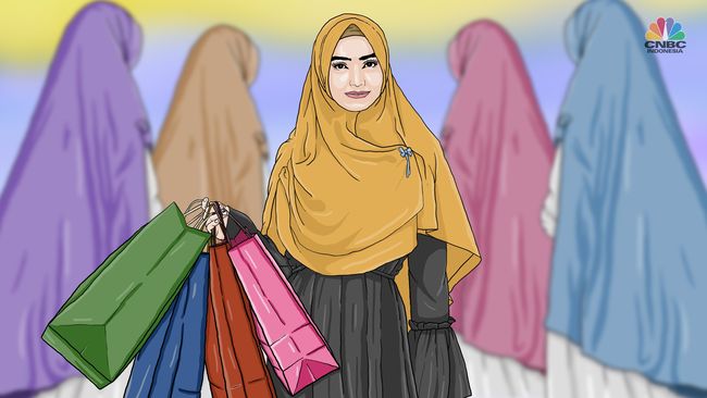 Gambar Kartun Hijab Syari Terbaru Ideku Unik