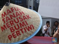 Aksi Warga Bintaro Tangsel Tuntut Hak Milik Tanah