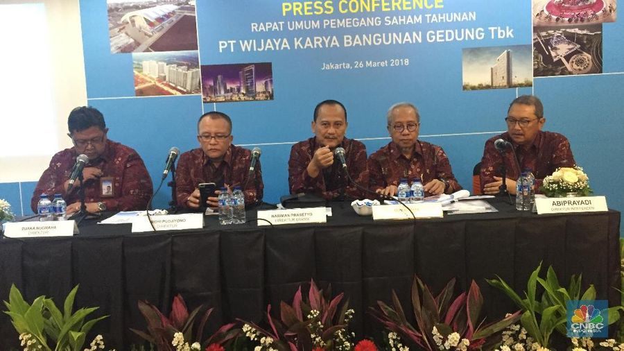 Kontak baru senilai Rp 2,28 triliun merupakan 10 proyek baru.