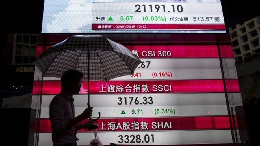 Indeks Hang Seng naik 0,63% atau 188,35 poin, menjadi 29.999,07.