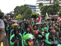 Driver Demo Besar, Nadiem: 1,5 Juta Orang Dinafkahi Go-Jek
