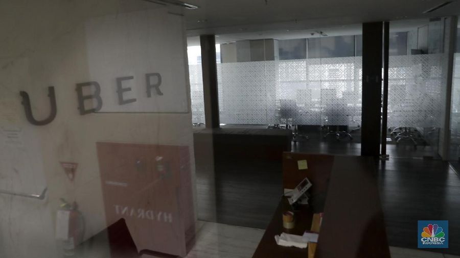 Aktivitas di kantor Uber Jakarta sepi usai pengumuman akuisisi Grab