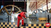 Tjolomadoe Hall menjadi ruangan terbesar dengan luas 1.400 meter persegi yang mampu menampung sekitar 3.000 orang. (CNN Indonesia/Muhammad Andika Putra)