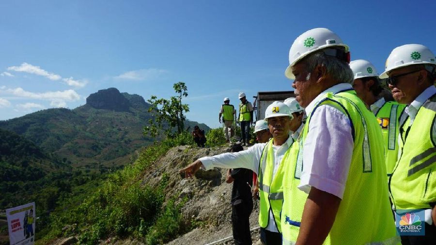 Proyek Bendungan Bondo ditargetkan tuntas akhir 2019.